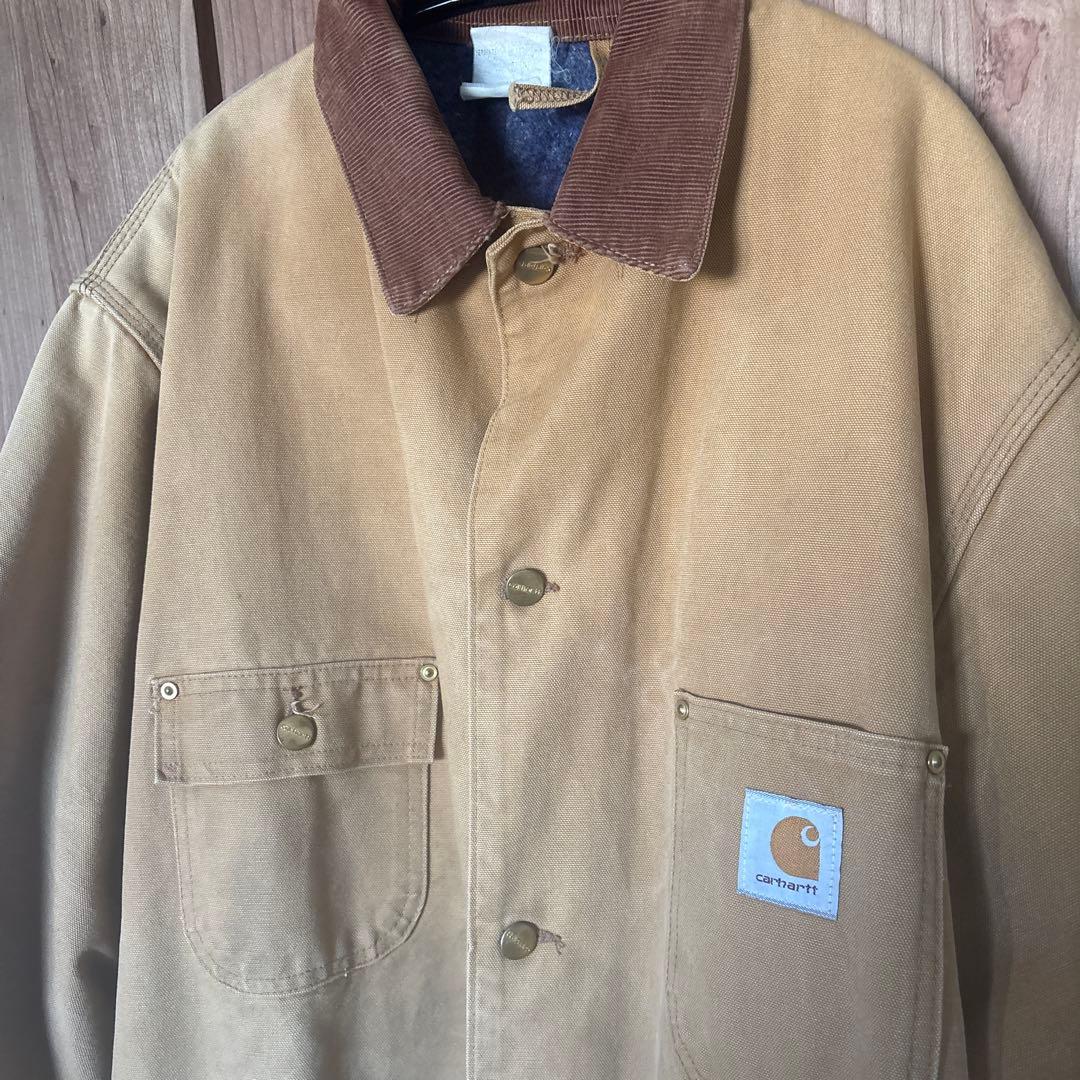 まちゃあき　Carhartt デトロイトジャケット ベージュ