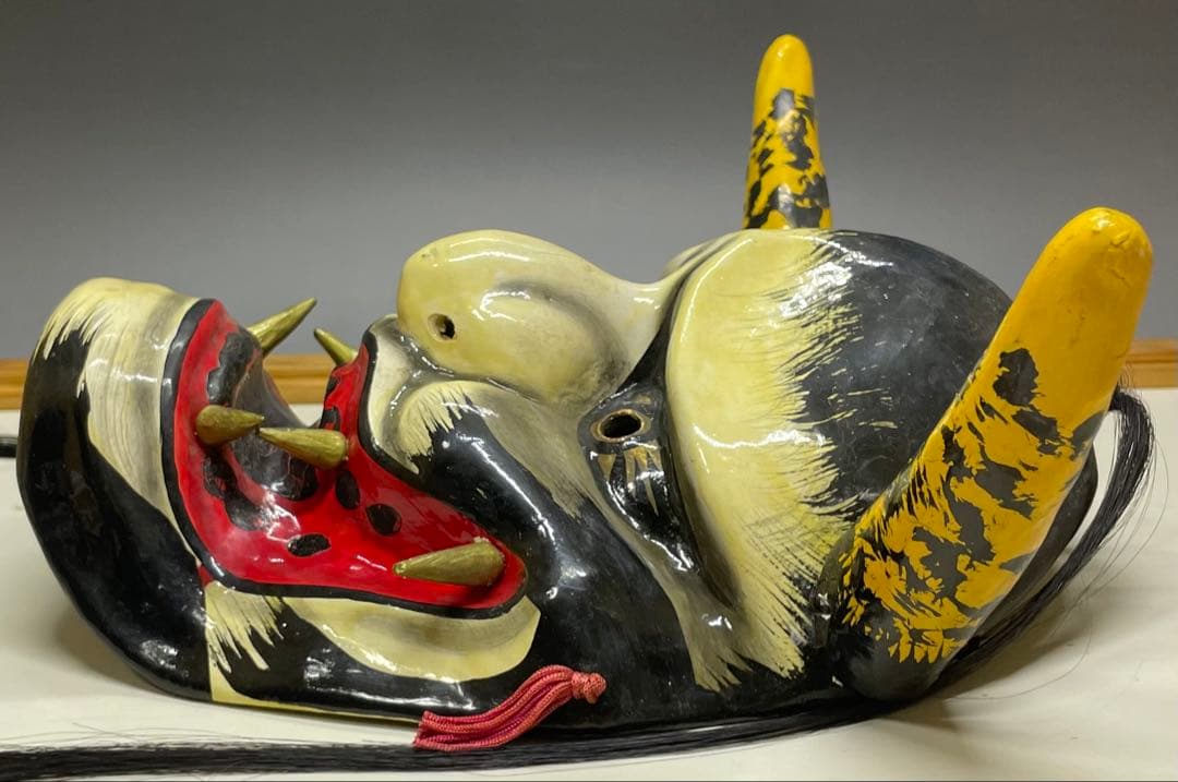 石見神楽面 石見神楽 石州和紙 魔除け 家内安全 商売繁盛 Lw7613