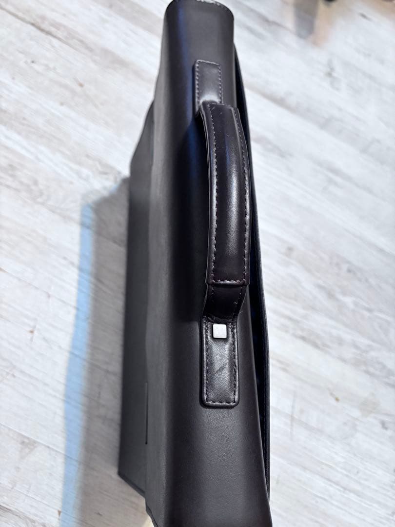 イッセイミヤケ　im product ブラウン　レザー　ブリーフケース　未使用