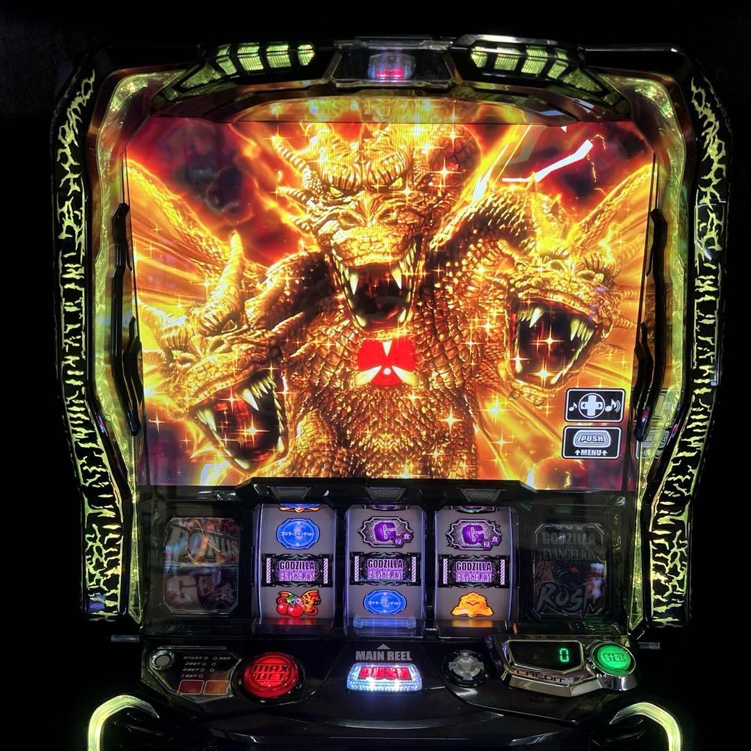 パチスロ実機 スマスロ「ゴジラ対エヴァンゲリオン」 送料無料