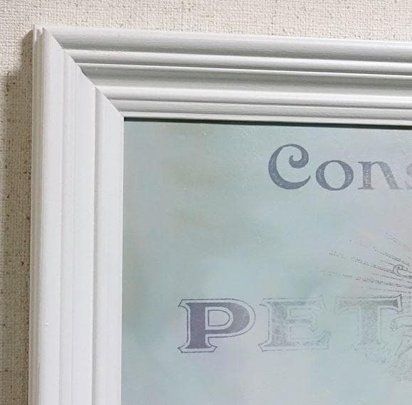 イタリア 額絵 アートフレーム ローズ 油絵風加工 FAL-4362W