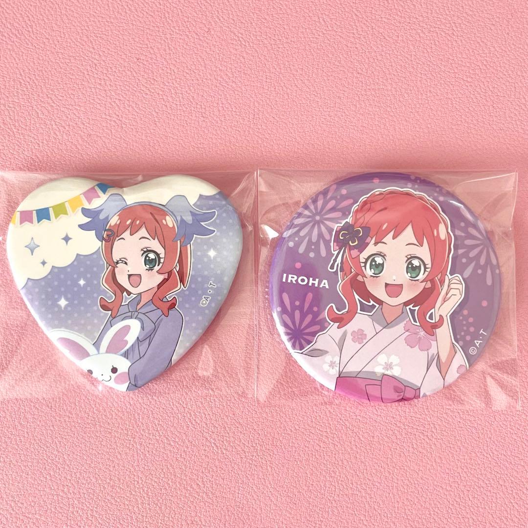 わんだふるぷりきゅあ 犬飼いろは 缶バッジ 2点セット キュア