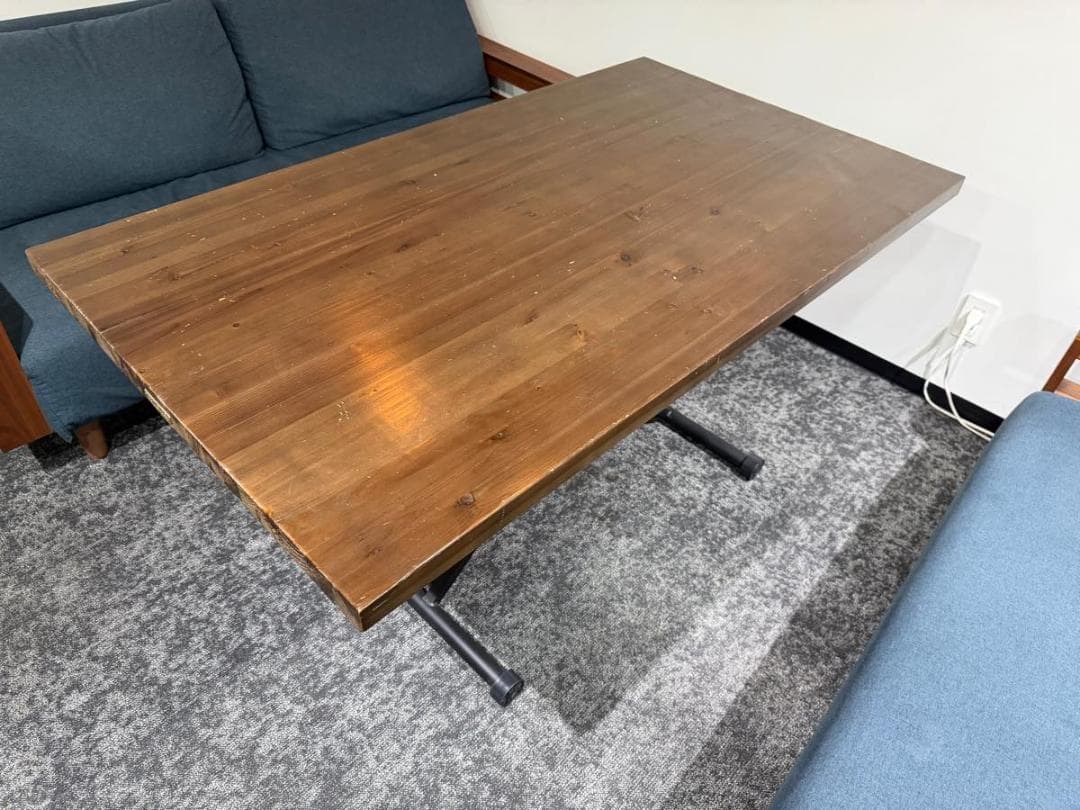 UP PULLEY LIFTING TABLE おしゃれ昇降式ダイニングテーブル