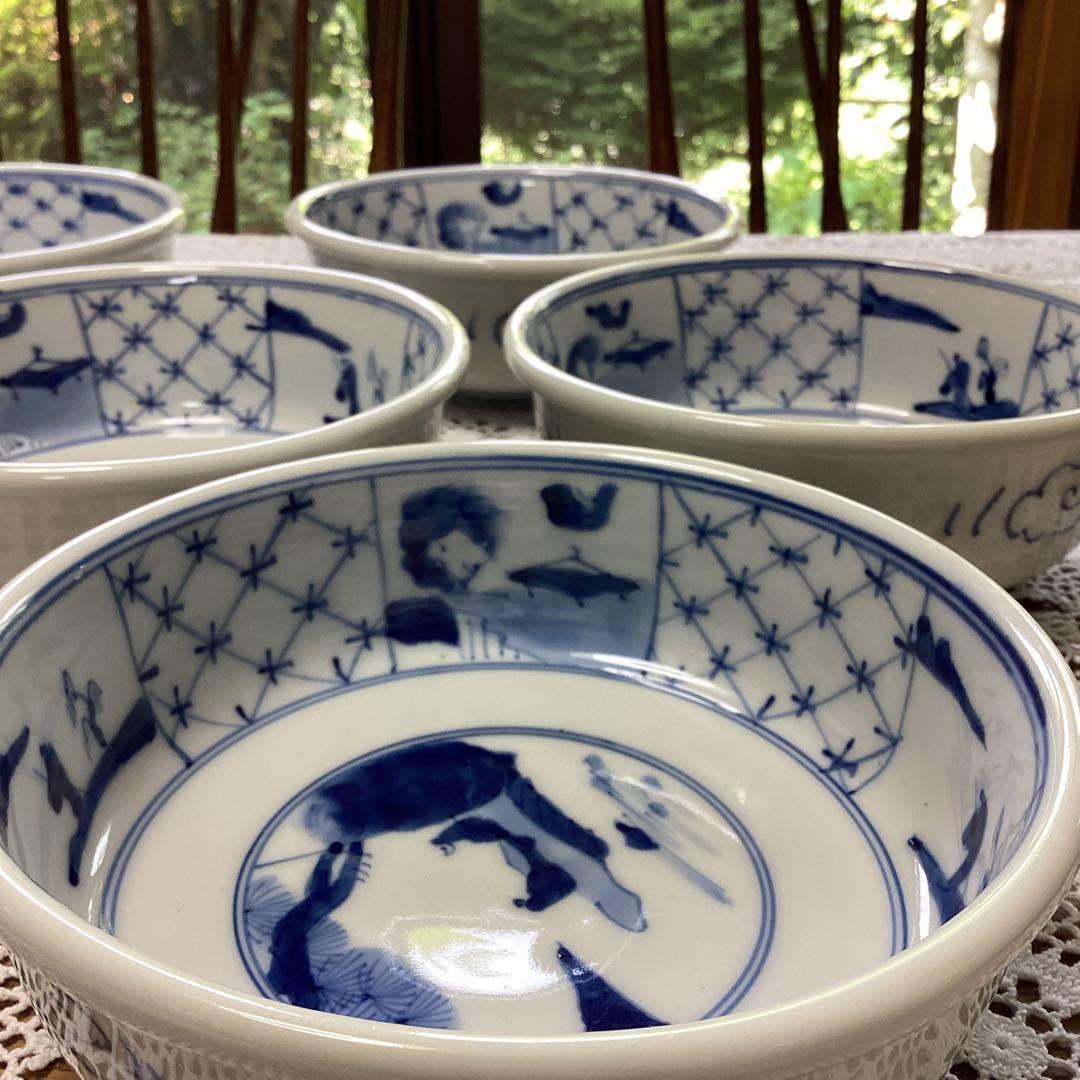 k5 呉須 鉢 10入り 昭和