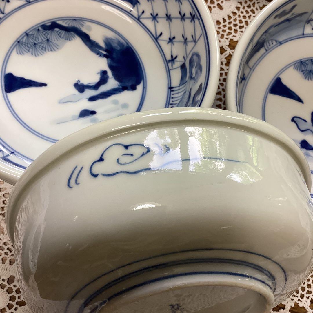 k5 呉須 鉢 10入り 昭和