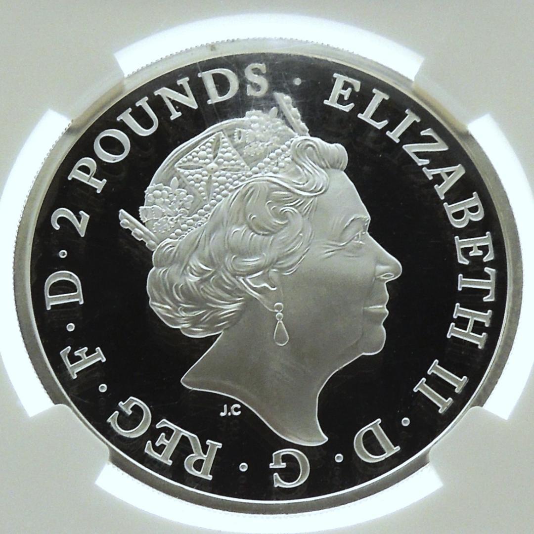 2016 ブリタニア ウナ ライオン 銀貨 ☆初期500枚 NGC PF70UC