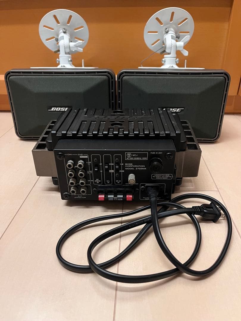 BOSE 2705MX AVアンプと2wayスピーカーセット
