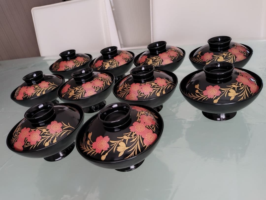 汁椀 花塗り・溜 | 商品一覧 | 地域文化商社 うなぎの寝床 花