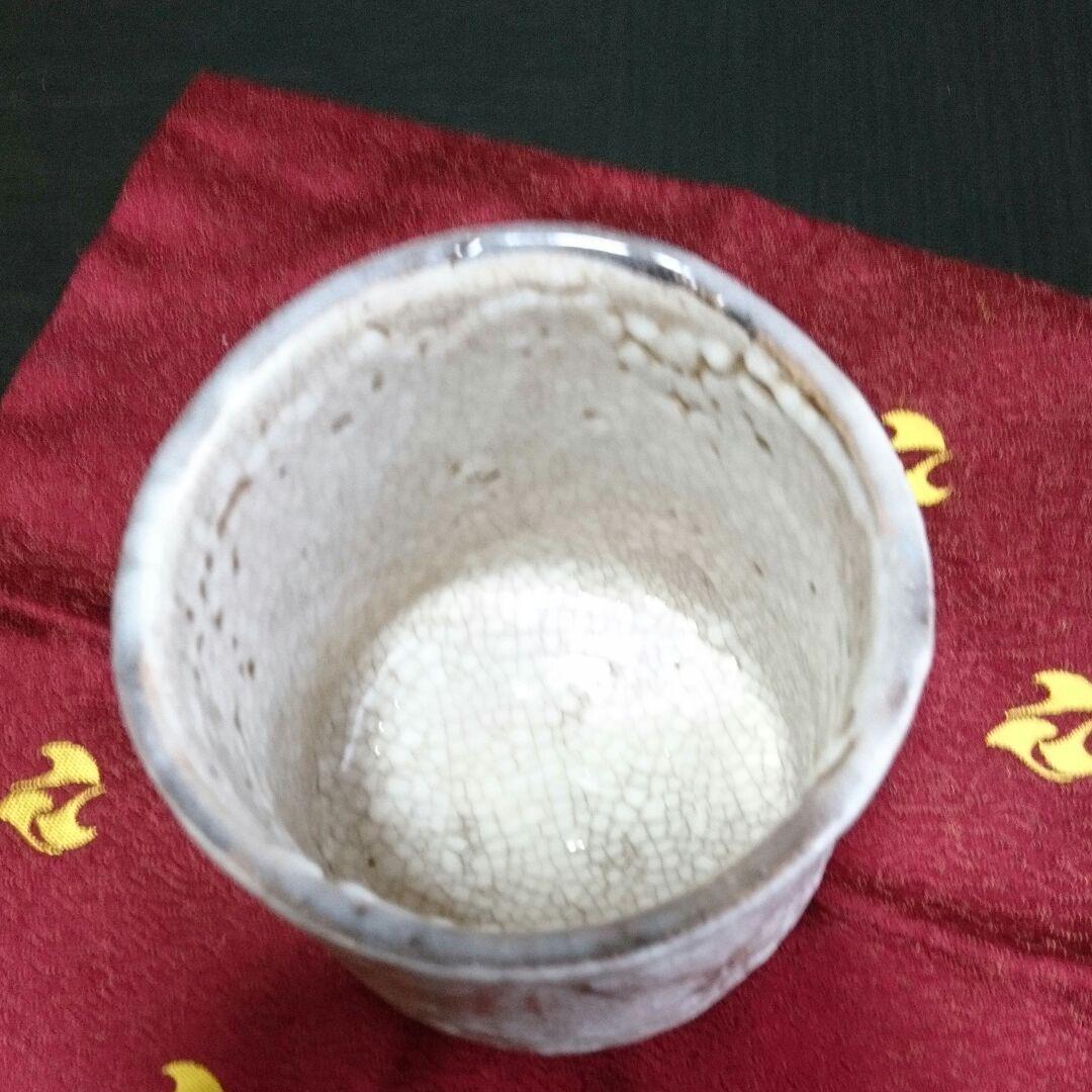 値下げ:絵志野筒茶碗