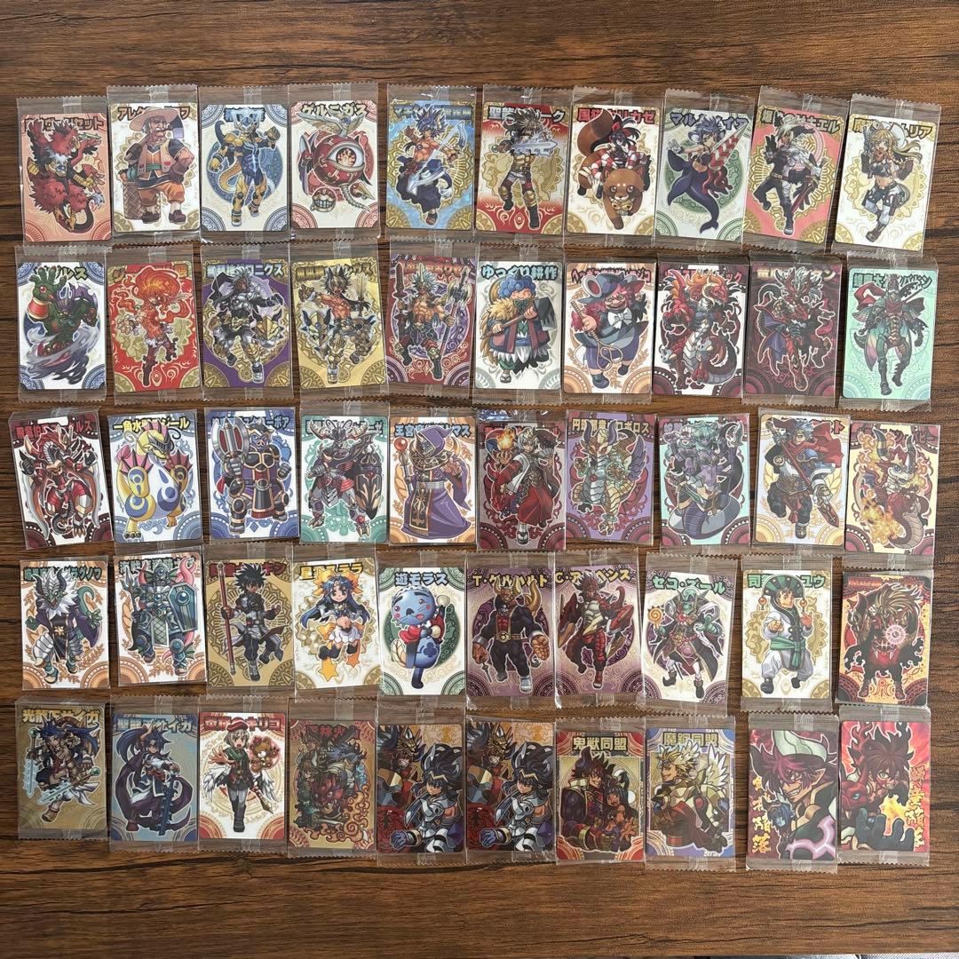 森羅万象チョコカード　350枚　まとめ売り　開封済みあり