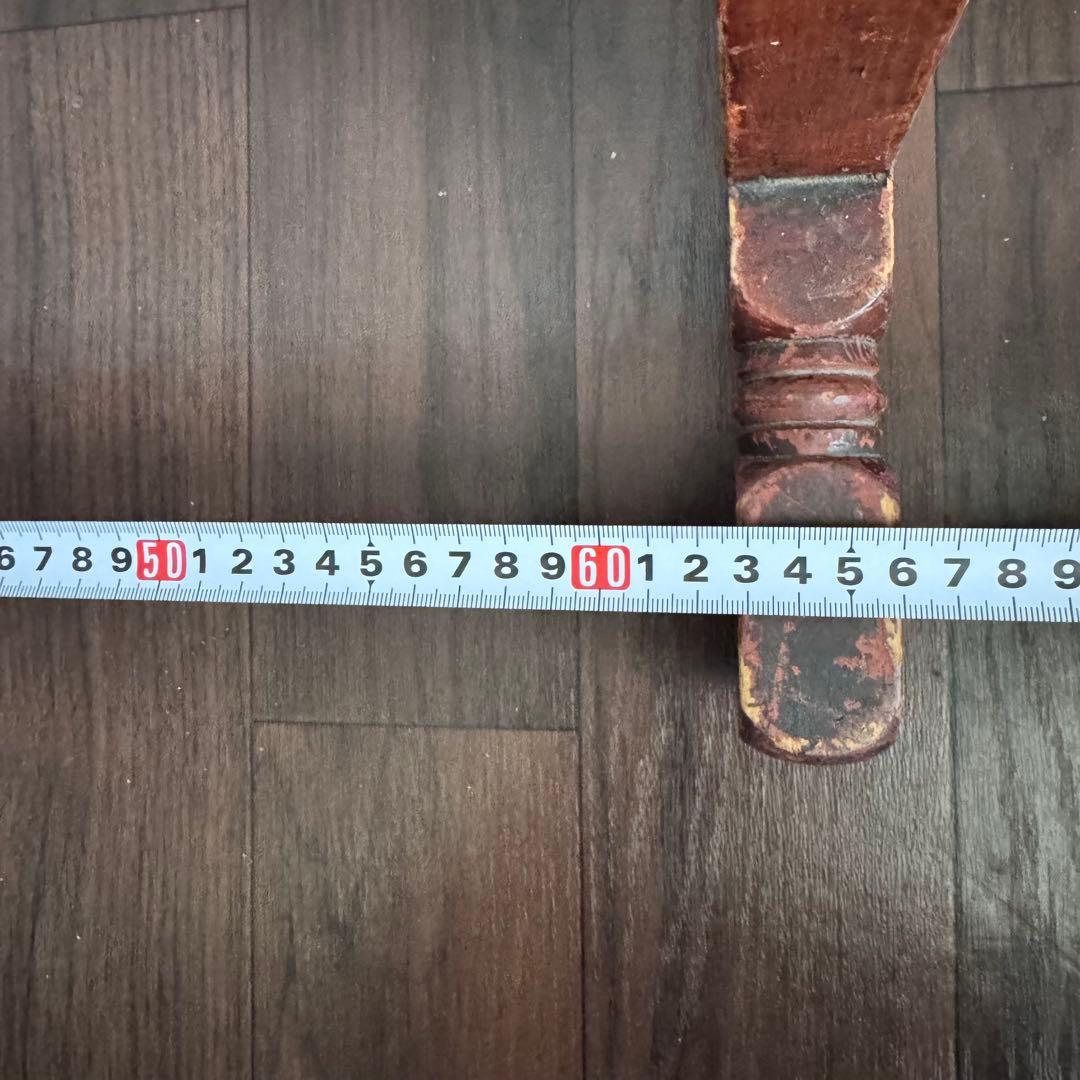 アンティーク 木製 タオルハンガー リネンラック ヴィンテージ 古家具