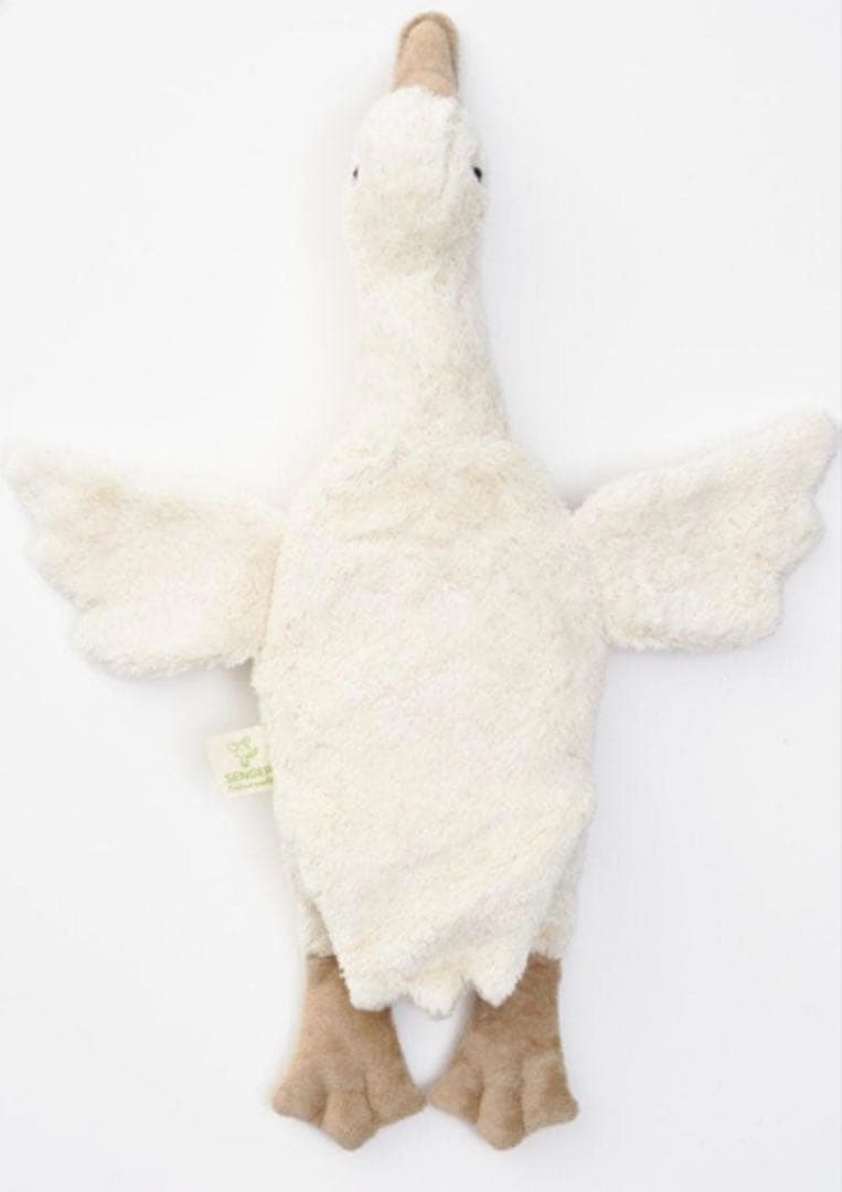 ゼンガー CUDDLY ANIMAL 赤ちゃん ぬいぐるみ ガチョウ 白 S