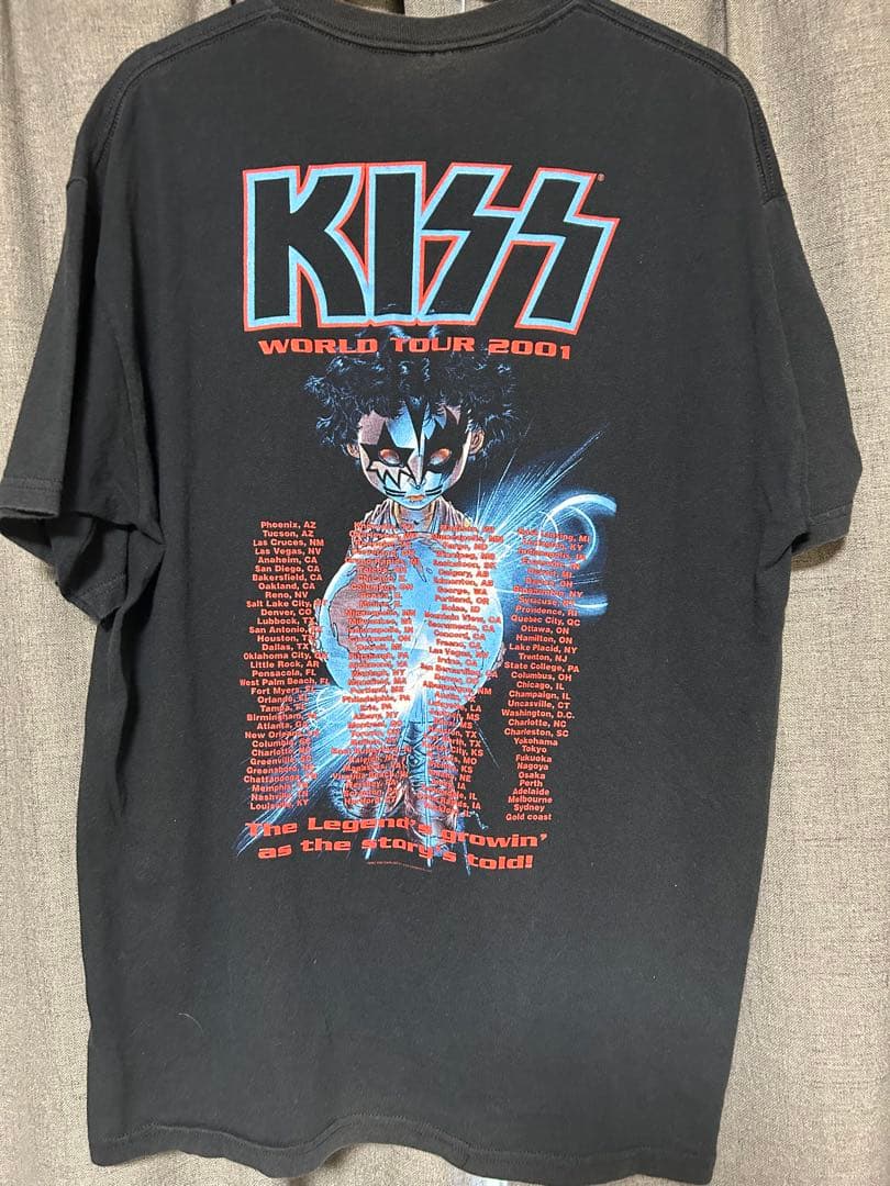 KISS THE FAREWELL TOUR Tシャツ 2001