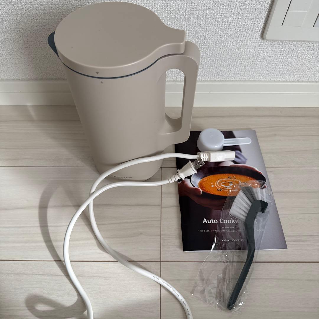 レコルト 自動調理 電気ポット　年末年始スピード発送！ recolte/レコルト＞自動調理ポット 《別冊レシピブック&トング付き特別