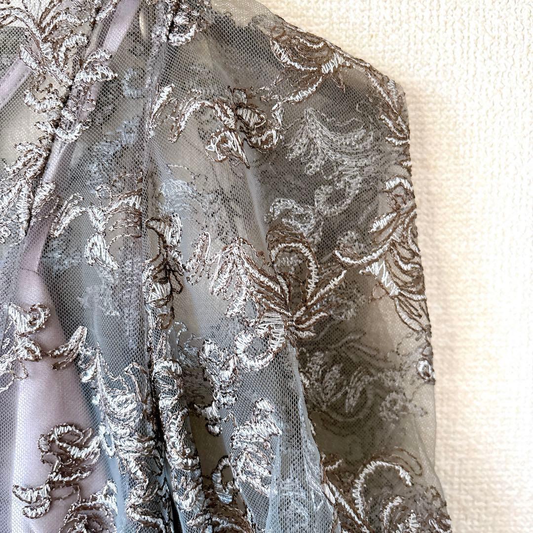 新作✨新品 リルアー ペイズリーパターンドレス 刺繍 レース 結婚式