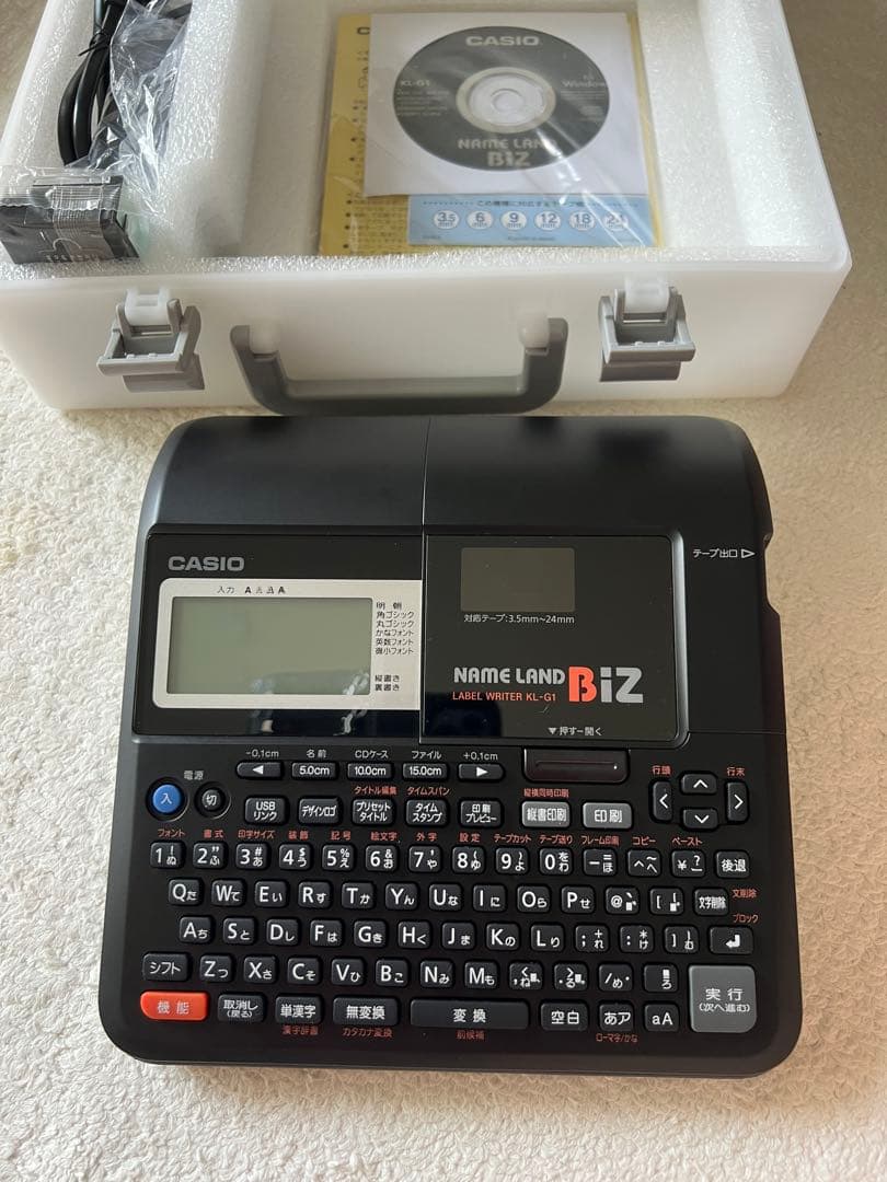 カシオ CASIO　ラベルライター　ネームランドBiZ　KL-G1 テプラ