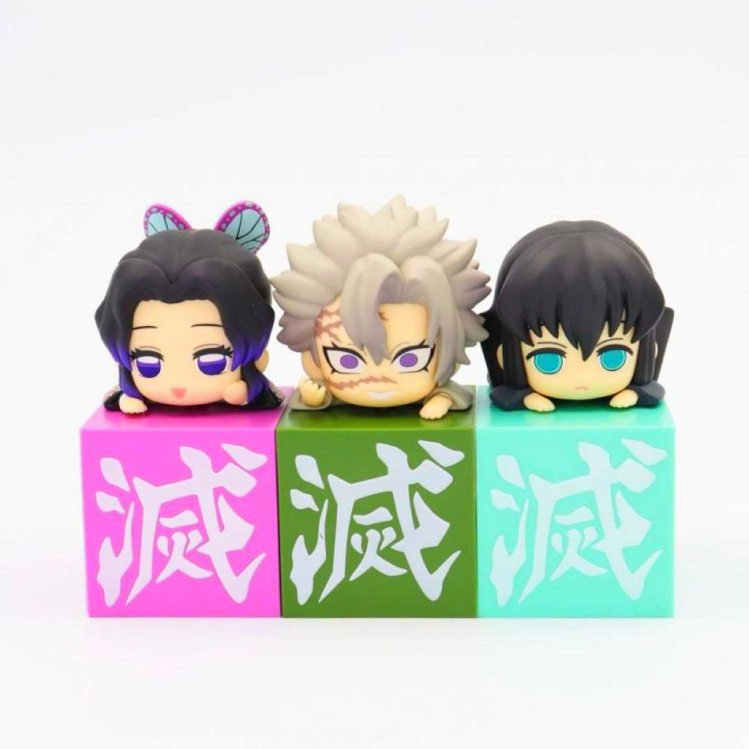 初版】 鬼滅の刃 ひっかけフィギュア 胡蝶しのぶ 不死川実弥 時透無