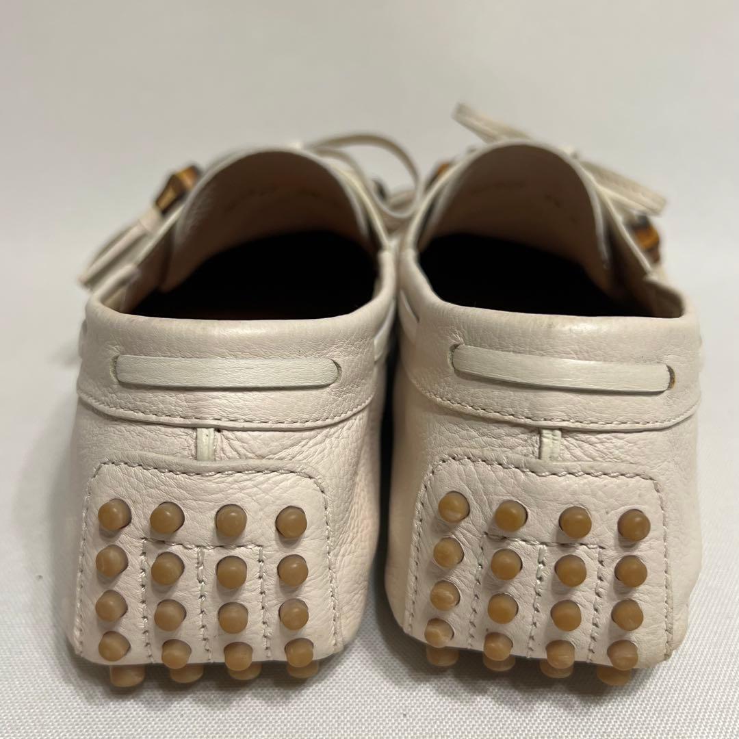 GUCCI ドライビングシューズ ローファー バンブータッセル 25.5cm