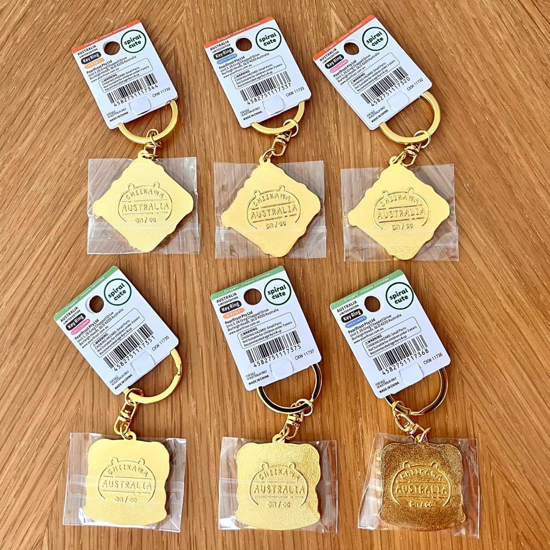 新品 海外限定 ちいかわ オーストラリア限定 ご当地キーホルダー 全6種セット