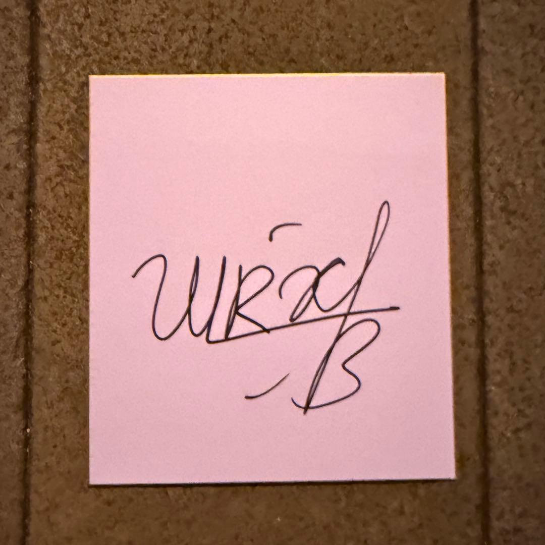 RIZIN シェイドゥラエフ 直筆サイン色紙 朝倉未来
