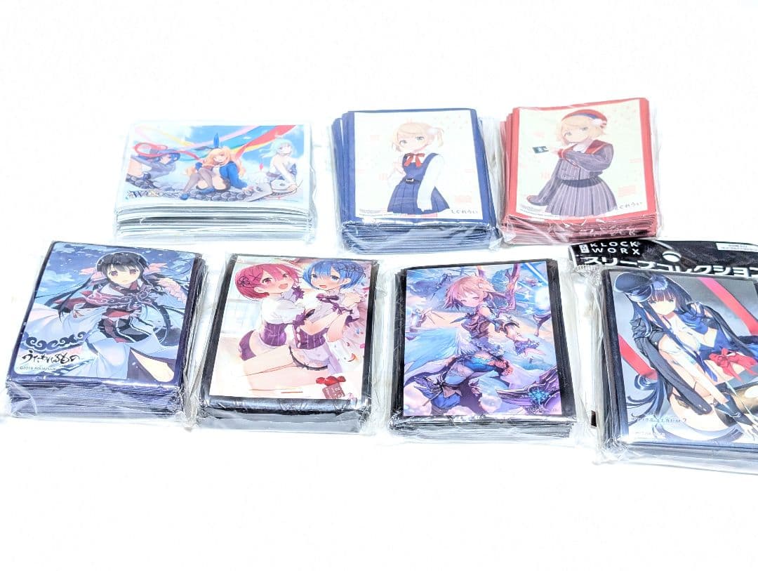 キャラスリーブ 7種 しぐれうい がおう シャドバ等