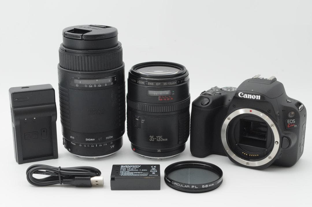 ○ほぼ新品⑧○ 夏SALE○ Canon EOS Kiss x9 ダブルレンズ