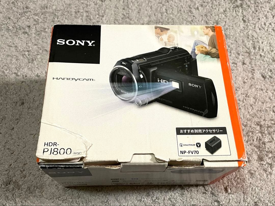 ソニー　HDR-PJ800 ブラック　ビデオカメラ
