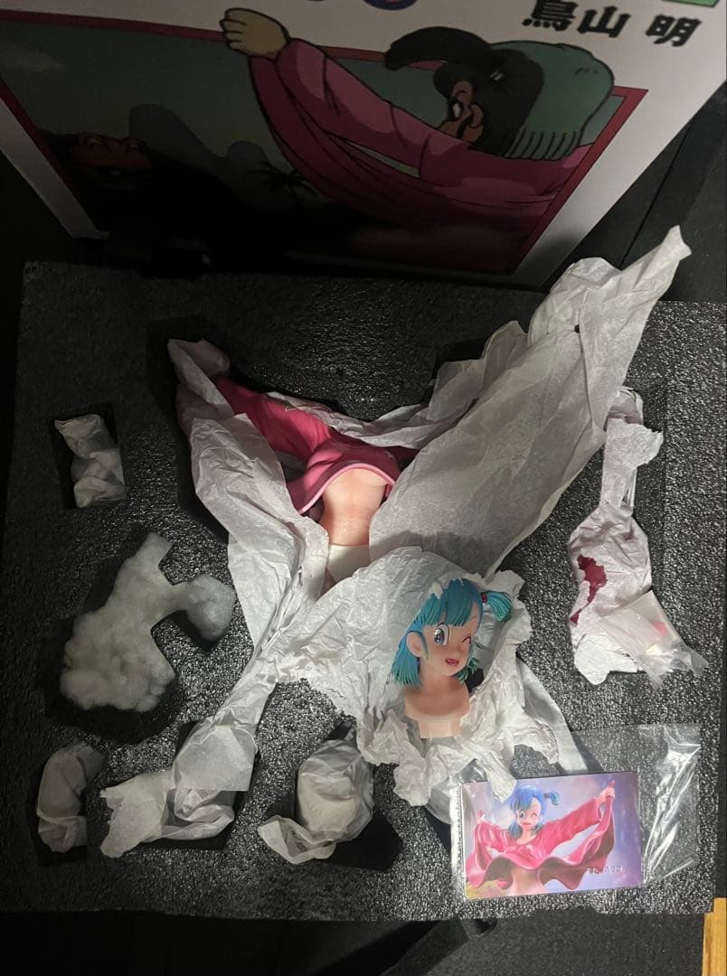 ドラゴンボール　ブルマ　ガレージキット　フィギュア　完成品
