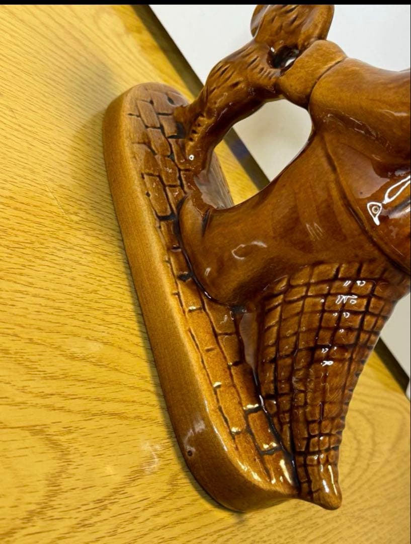 激レア‼️ソビエト アンティーク 大きなチェブラーシカとゲーナの陶器