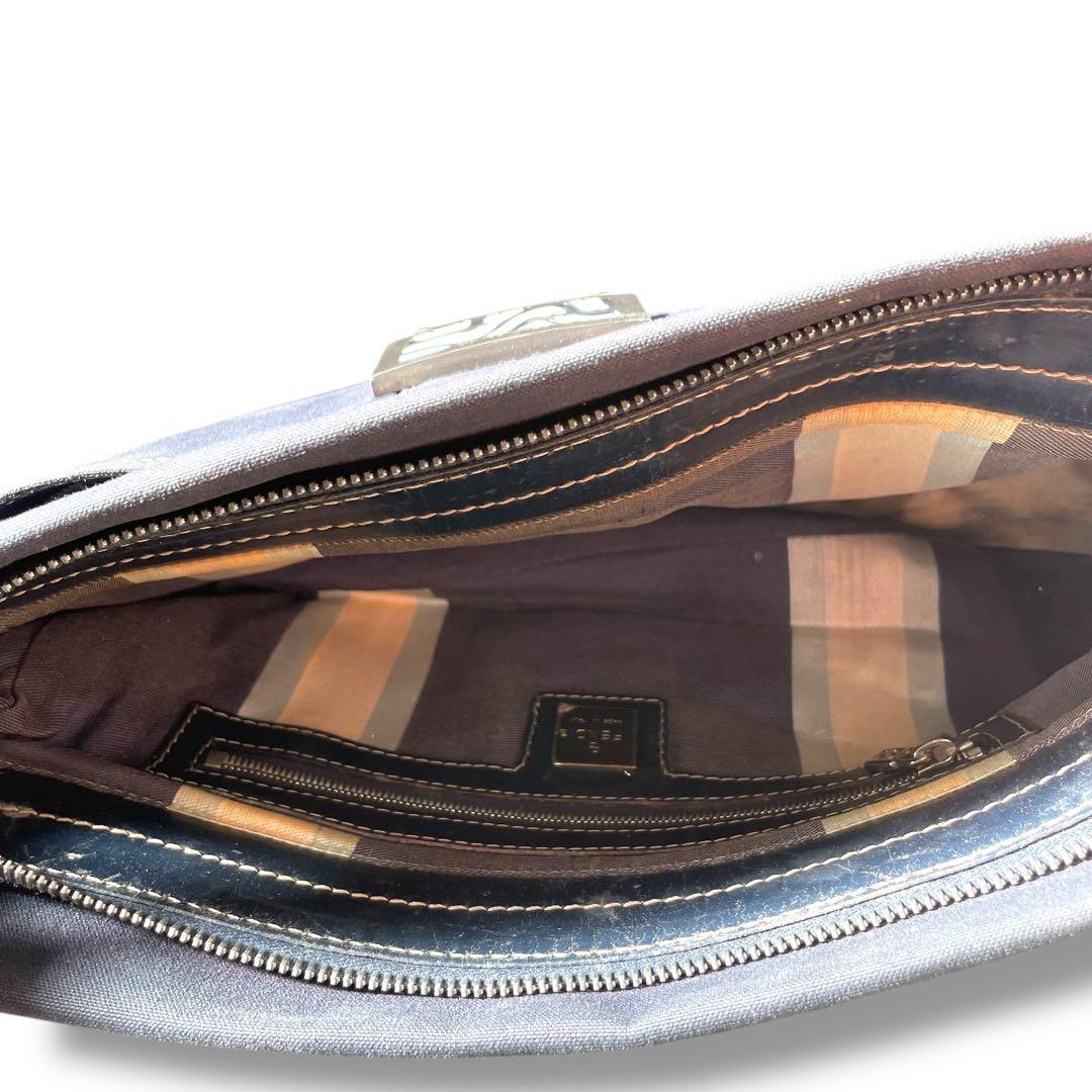 【希少】フェンディ マンマバケット マーブル金具 ワンショルダーバッグ
