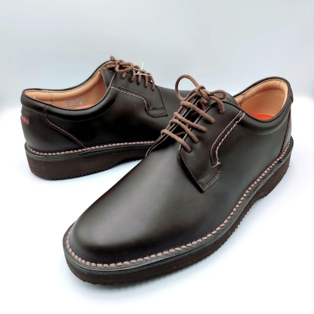 【新品】リーガルウォーカー　Vibram　革靴　ブラウン　26 　幅広　軽量