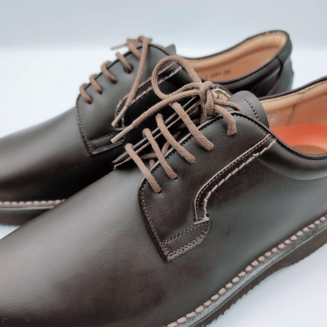 【新品】リーガルウォーカー　Vibram　革靴　ブラウン　26 　幅広　軽量