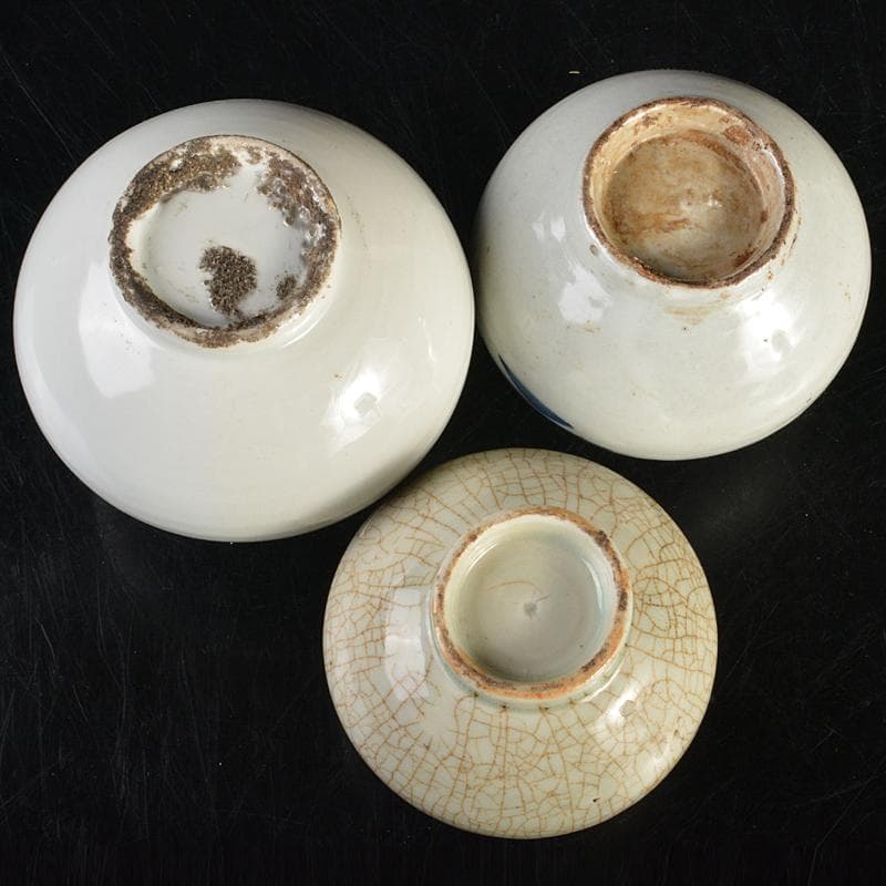 伊万里焼 古伊万里 染付 花文 油壷 小壷 3点まとめて V R6859 - メルカリ