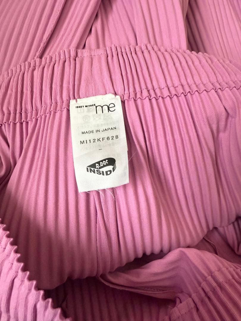 me Issey Miyake パープル プリーツパンツ MI112KF628