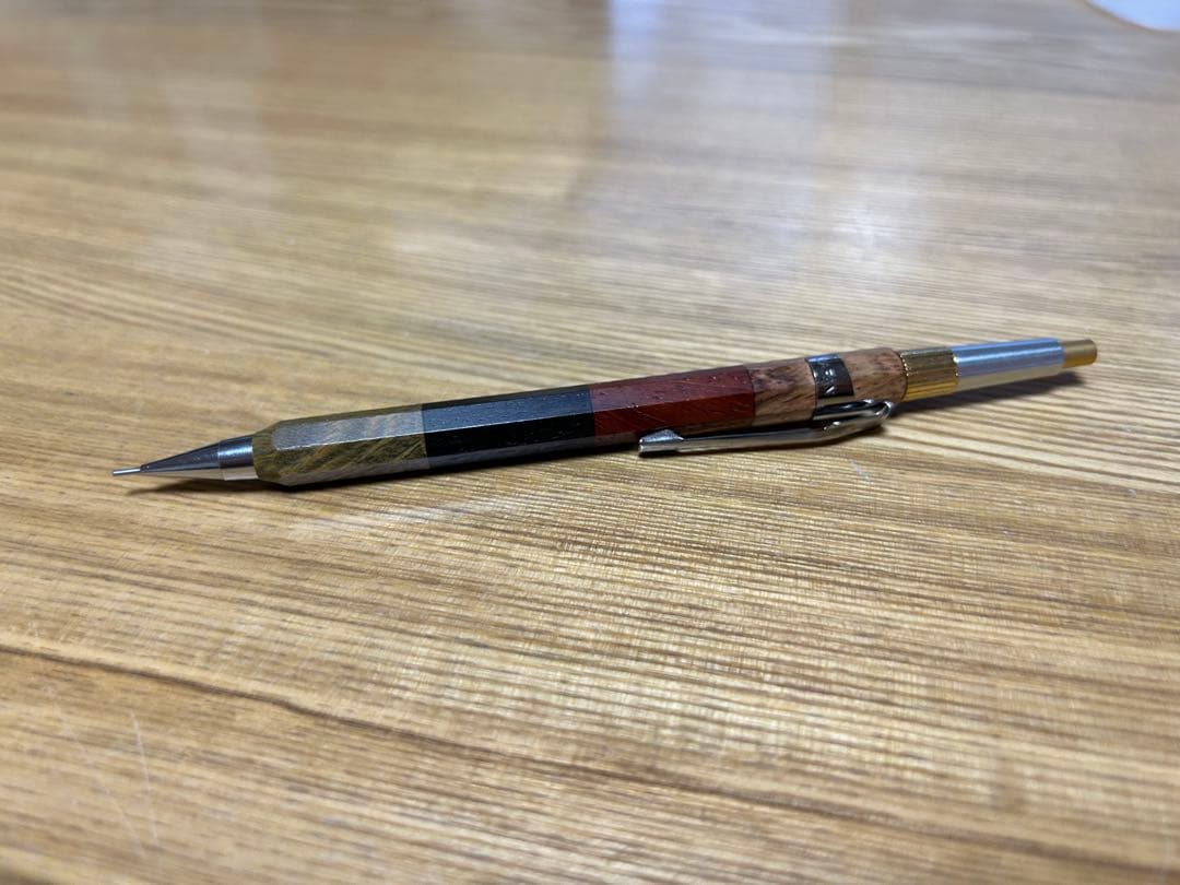 Mijaewood pg5カスタム　寄木のシャープペン　木軸シャープペンシル
