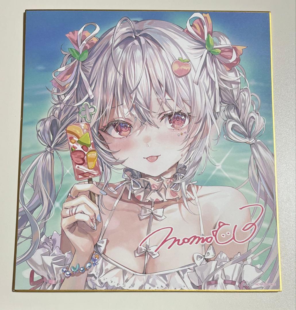 神絵祭-華- ももこ 色紙 複製サイン入り色紙 ももこ先生 ひよりちゃん