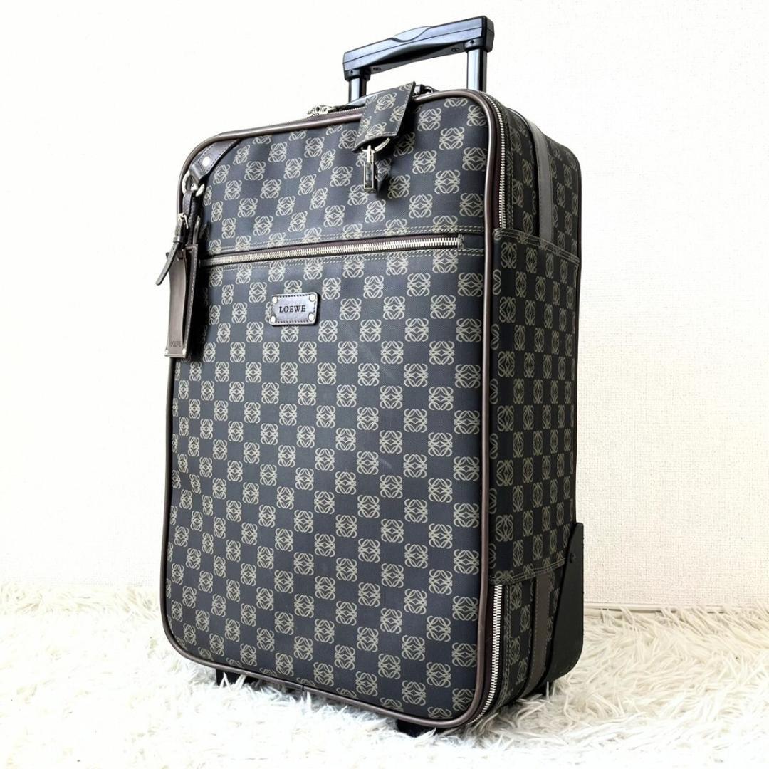 超レア／極美品☆LOEWE リピーター キャリーケース アナグラム トラベル