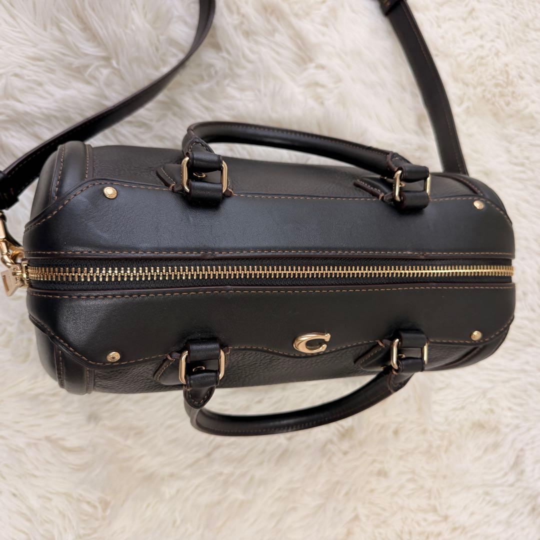 ✨美品 COACHコーチ ショルダーバッグF37862 2way シボ革 レザー