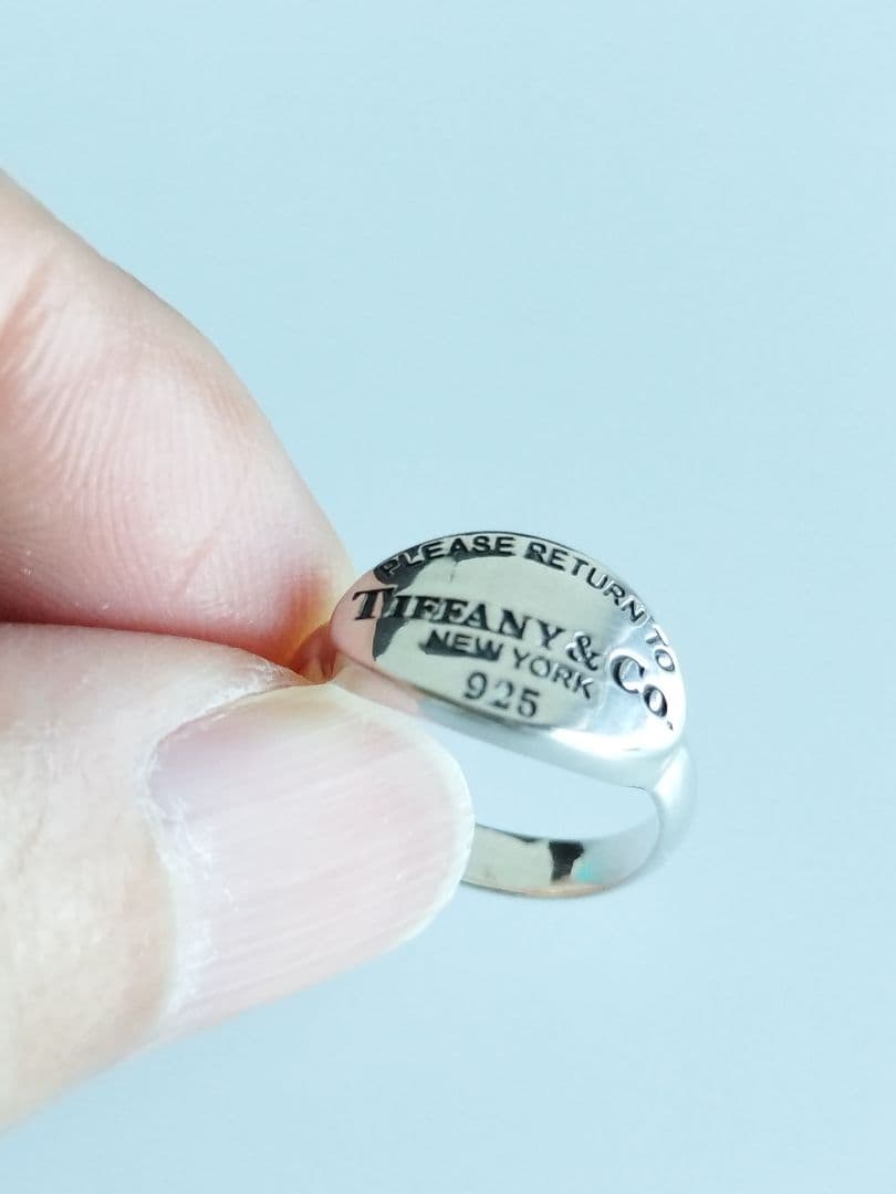 TIFFANY & Co. リターン トゥ オーバル リング 約8.5号
