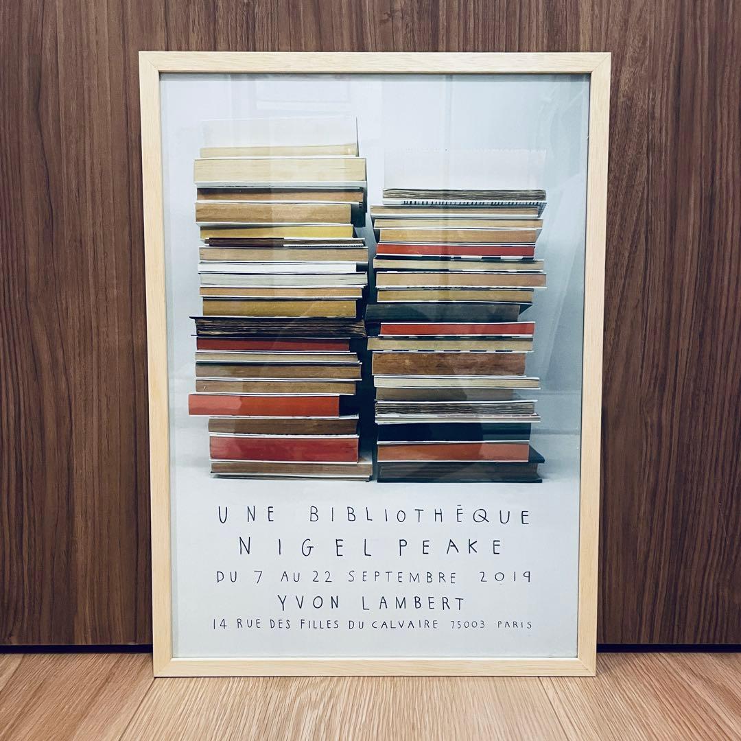 現地完売品 特注額装付 ナイジェルピークNigelPeake 両面希少ポスター