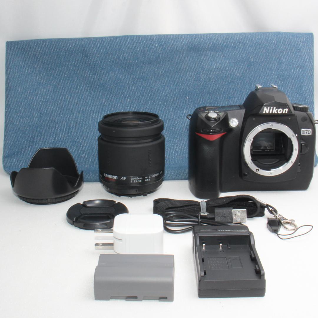 ❤️一眼レフデビューに最適❤️新品カメラバッグ付き❤️Nikon D70❤️