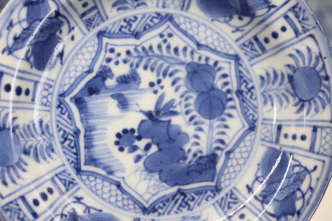 南京古染付 芙蓉手小皿10点 共箱 送料込み250708 - メルカリ