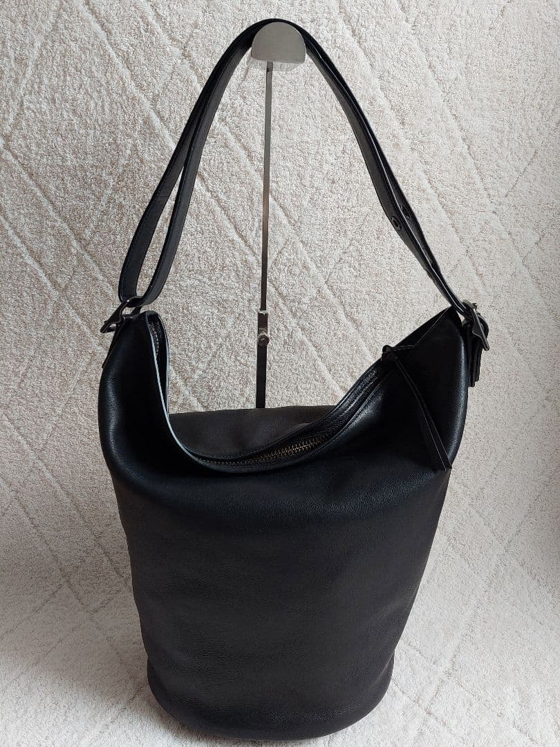 ✨美品✨コーチCOACH ブラックバケツ型 ショルダーバッグ