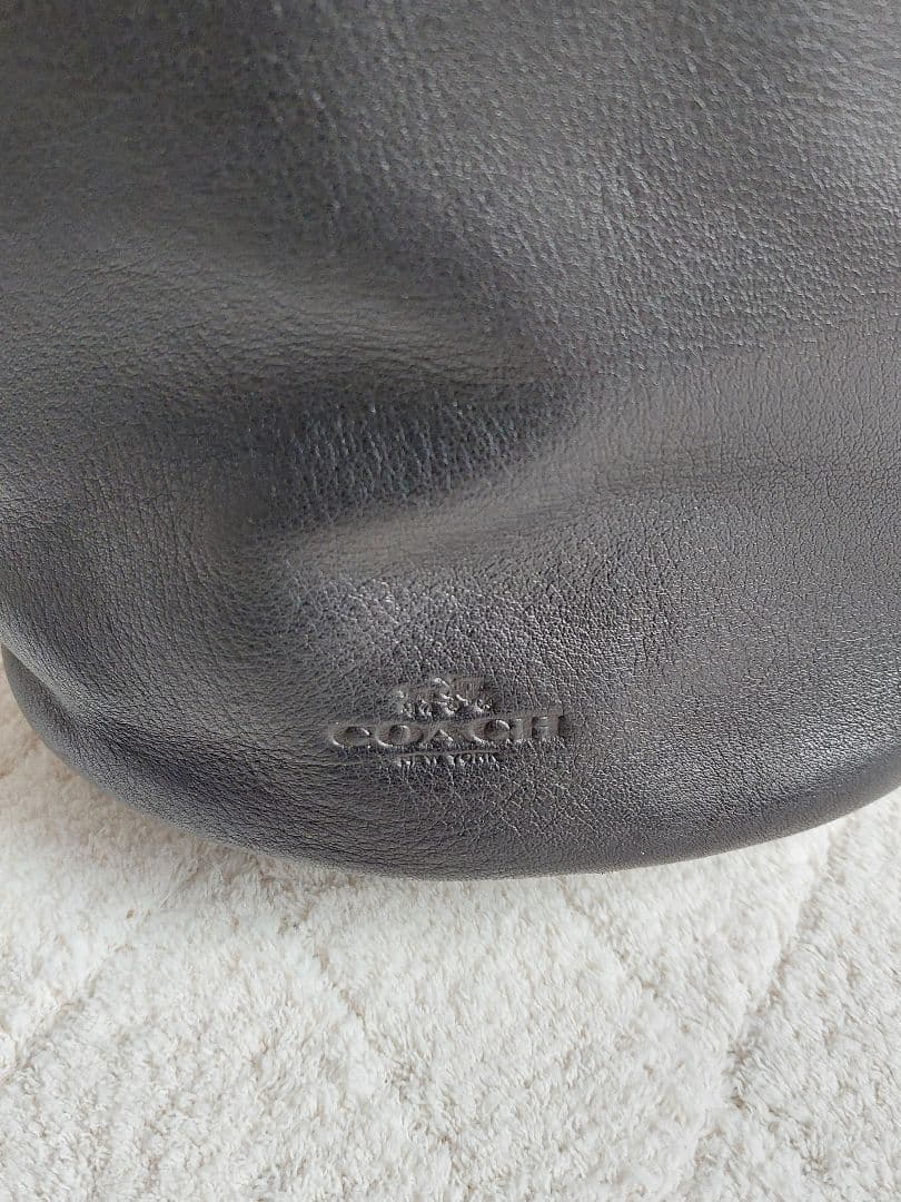 ✨美品✨コーチCOACH ブラックバケツ型 ショルダーバッグ