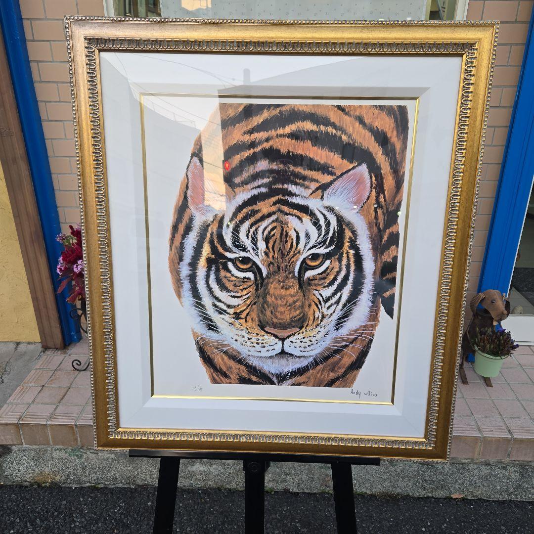 Andy Collins トラの絵画