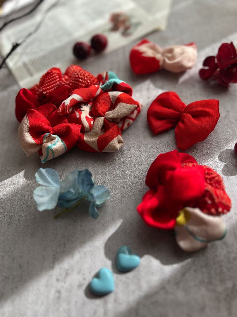 h*i様 七五三　七五三髪飾り　ヘッドドレス　着物髪飾り　リメイク髪飾り　069