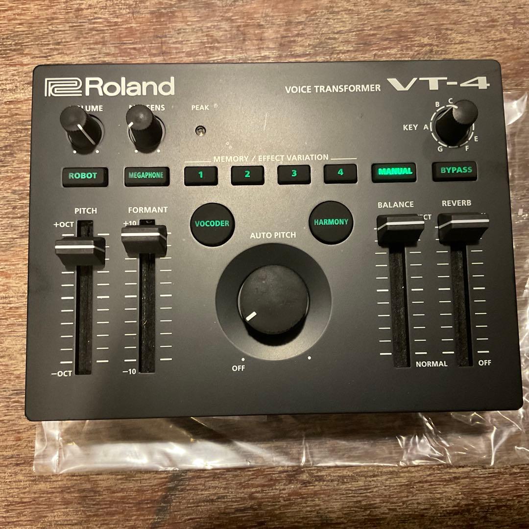 美品！ローランド VT-4 ボイストランスフォーマー ボーカルエフェクター