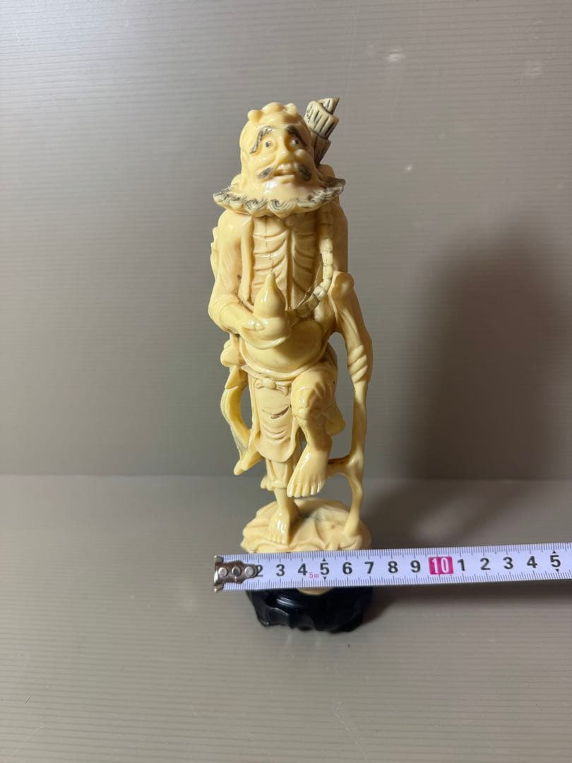 2875 根付 老人 置物 骨董品 時代物