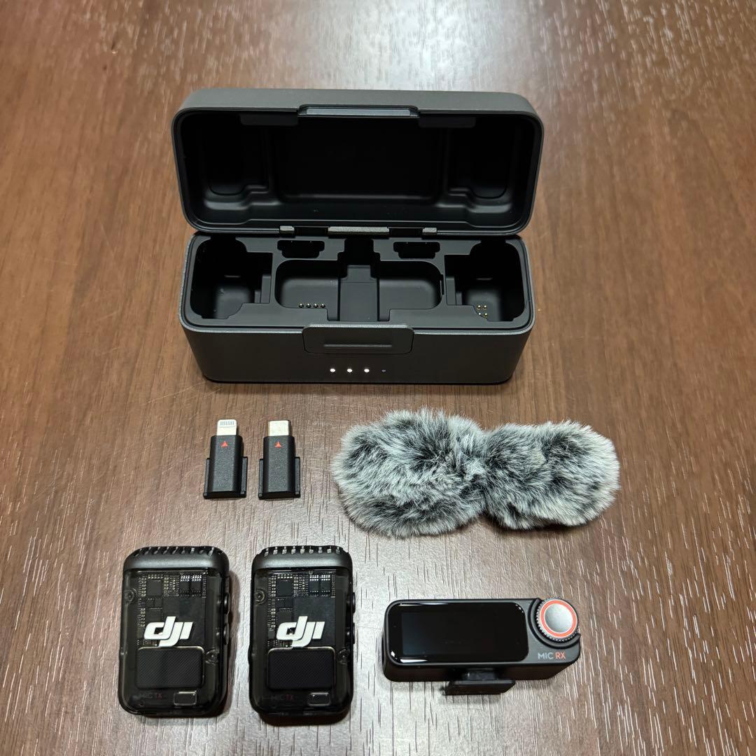 DJI MIC2 ワイヤレス マイク カメラ 撮影 映像