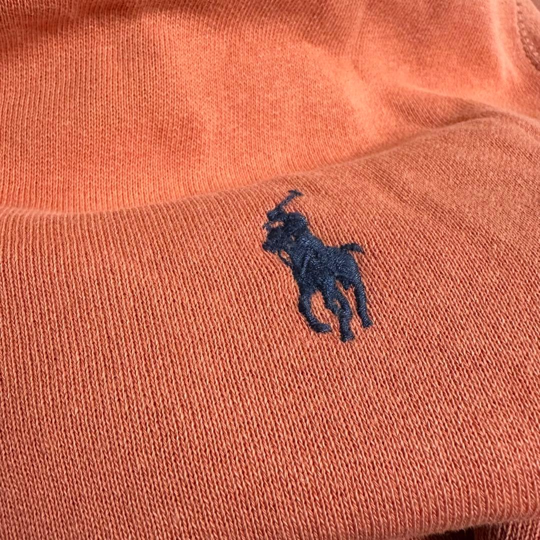 90s ポロ ラルフローレン ネイティブ柄 ジップパーカー サーモンピンク